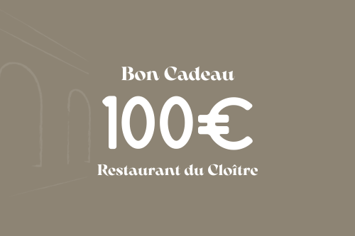 Bon Cadeau Restaurant du Cloître - 100€