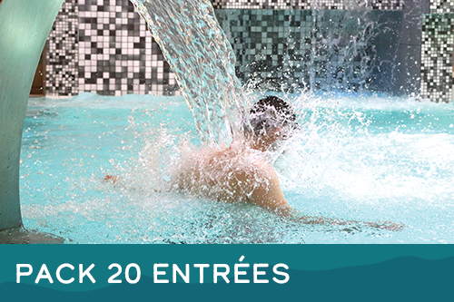 Pack - 20 Entrées Espaces Thermoludiques Pack - 20 Entrées Espaces Thermoludiques